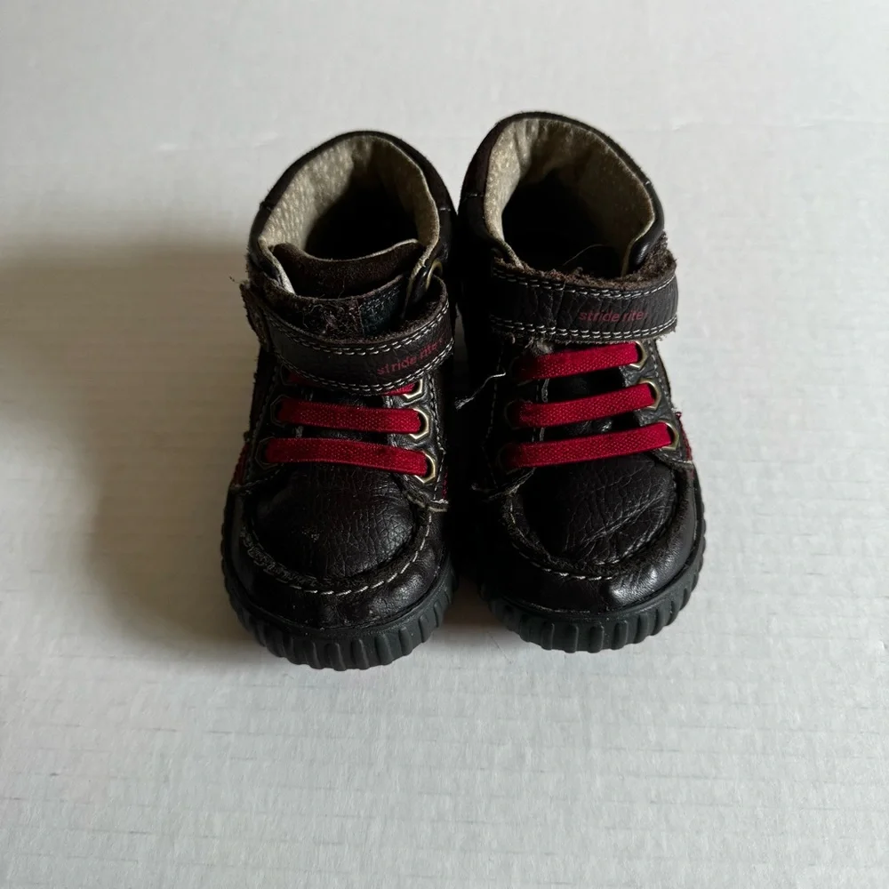 Stride Rite Boots SRT Quest Infant/Toddler Walking Shoes Brown
